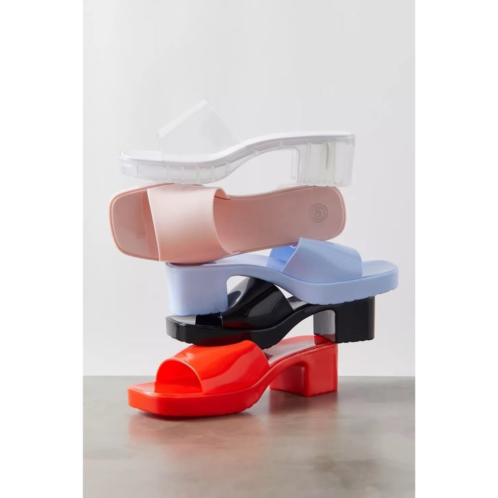 Urban Outfitters Jelly Mule Size 8 Rose Pink